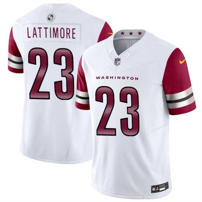 Men & Women & Youth Washington Commanders #23 Marshon Lattimore White 2024 F.U.S.E. Vapor Limited Stitched Jersey,We sell and wholesale Men & Women & Youth Washington Commanders #23 Marshon Lattimore White 2024 F.U.S.E. Vapor Limited Stitched Jersey on line form chian!